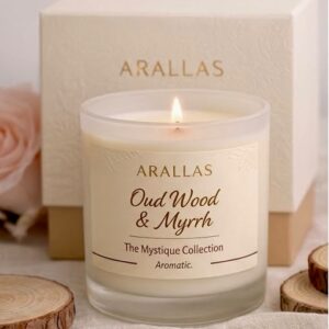 Oud Wood Aromatic Soy Candles