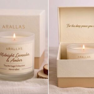 Midnight Lavender & Amber - Aromatic Soy Candles